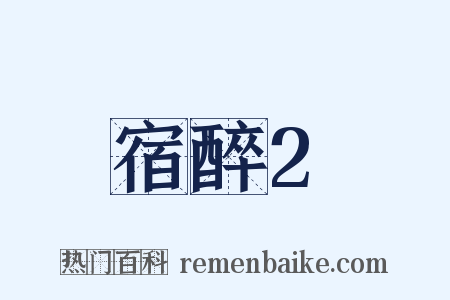 宿醉2是什么意思的图片